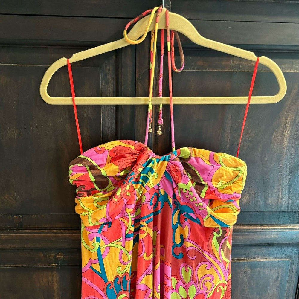 Trina Turk Maxi Halter Dress